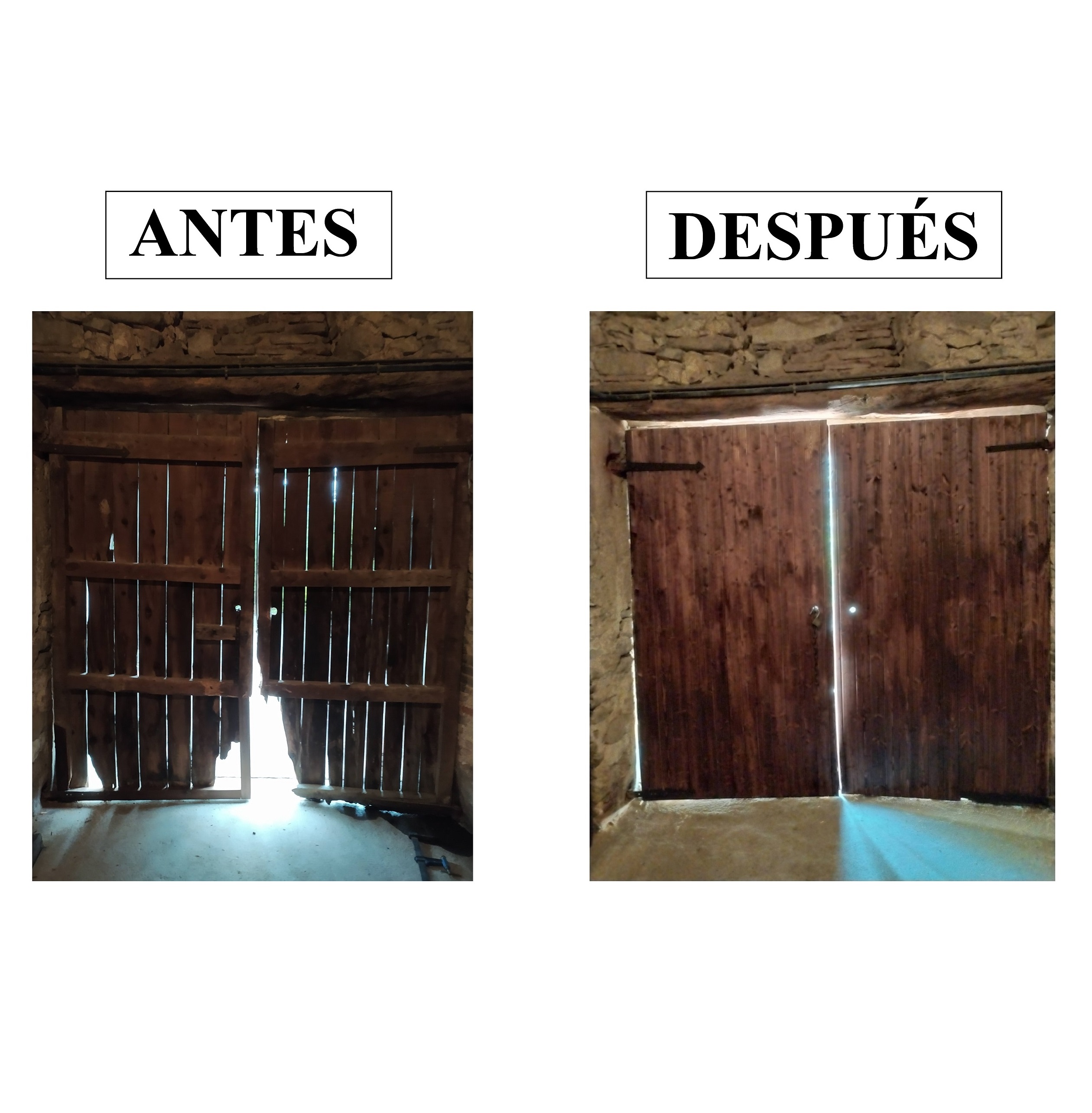 Restauración de puerta